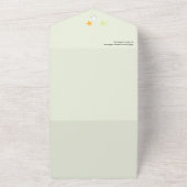 Halloween Little Boo Baby shower All In One Uitnodiging (Buitenkant)