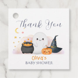 Halloween Little Boo Baby shower Bedankt Bedankjes Labels