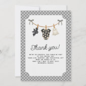 Halloween Little Boo Baby shower Dank je kaart (Voorkant)