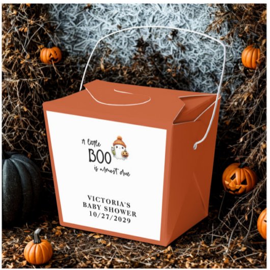 Halloween Little Boo Baby shower Favoriete Box Bedankdoosjes