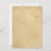 Halloween Little Boo Baby shower Invitation Kaart (Achterkant)