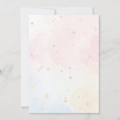 Halloween Little Boo Baby shower Invitation Kaart (Achterkant)