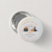 Halloween Little Boo Baby shower Ronde Button 3,2 Cm (Voorkant /achterkant)