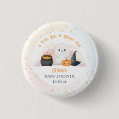 Halloween Little Boo Baby shower Ronde Button 3,2 Cm (Voorkant)
