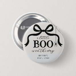 Halloween Little Boo Baby Shower Ronde Button 5,7 Cm