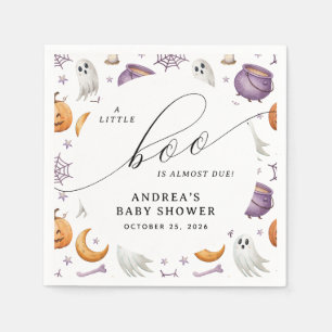 Halloween Little Boo Baby Shower Servet