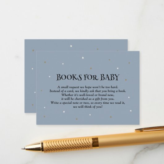 Halloween Little Boo Blue boeken voor Baby Informatiekaartje (Voorkant / Achterkant in situ)