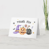 Halloween Little Boo Dank je kaart (Voorkant)