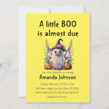 Halloween Little Boo Genderneutraal Baby shower