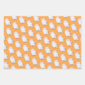 Halloween Little Boo Ghosts die papierbladen overv Inpakpapier Vel (Voorkant)