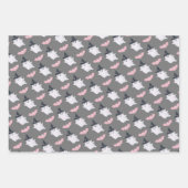 Halloween Little Boo Ghosts Inpakpapier Vel (Voorkant 3)