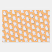 Halloween Little Boo Ghosts Inpakpapier Vel (Voorkant)