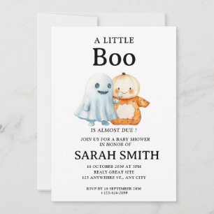 Halloween Little Boo is bijna te wijten aan Baby s Kaart