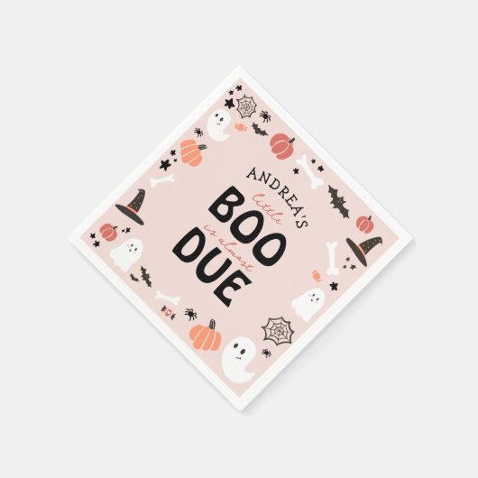 Halloween Little Boo is bijna te wijten aan Baby s Servet (Hoek)