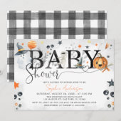 Halloween Little Boo Pumpkin Baby shower Kaart (Voorkant / Achterkant)