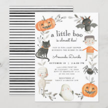 Halloween Little Boo Pumpkin Cute Herfst Baby show