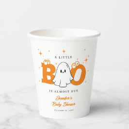 Halloween Little Boo Schattige Neutraal Baby showe Papieren Bekers