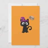 Halloween Little Boo Sinaasappel Baby shower Kaart (Achterkant)