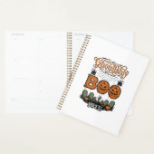 Halloween Little Boo Yah Schattig Griezelig Vector Planner (Display)