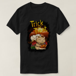 Halloween Little Devil Cat T-shirt