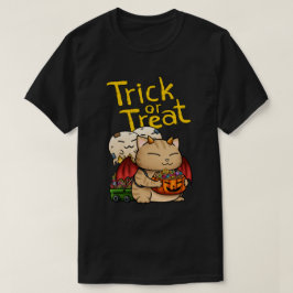 Halloween Little Devil Cat T-shirt