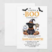 Halloween Little Dog Boo is bijna het gevolg van B Kaart (Voorkant / Achterkant)