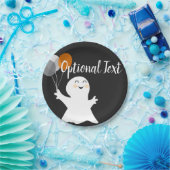 Halloween Little Ghost met ballonnen Papieren Bordje (Feest)