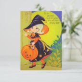  Halloween Little Girl Witch Trick or treat (Staand voorkant)