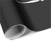 Halloween Little Miss Scared Cat Birthday Cadeaupapier (Rol Hoek)