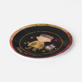 Halloween Little Monster Party Papieren Bordje (Gekanteld)