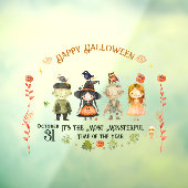 Halloween Little Monsters Window Cling Raamsticker (Vel 3)