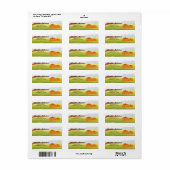 Halloween Little Pumpkin Return-adres Etiket (Full Sheet)