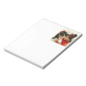  Halloween Little Witch Holding Black Cat Notitieblok (Linkerzijde)