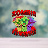 Halloween Llama Alpaca Funny Lama Glama Cool Gift Acryl Bord (Neutraal)