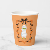Halloween Llama Mummy Papieren Bekers (Voorkant)