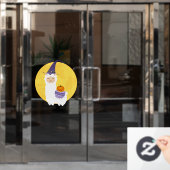Halloween Llama Raamsticker (Kantoordeur)
