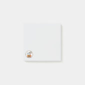 Halloween Lollipop Ghost On Pumpkin Post-it® Notes (Voorkant)