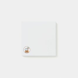 Halloween Lollipop Ghost On Pumpkin Post-it® Notes