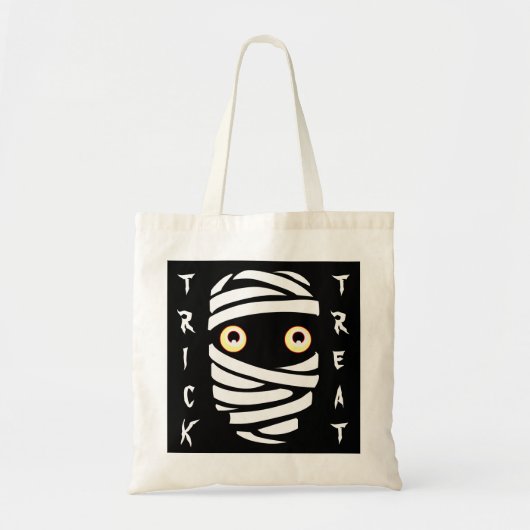 Halloween Loot Bag Mummy Canvas tas (Voorkant)