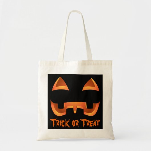 Halloween Loot Bag Pumpkin Canvas tas (Voorkant)