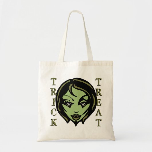 Halloween Loot Bag Zombie Canvas tas  (Voorkant)