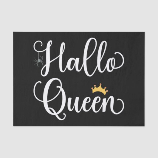 Halloween Lover - Halokoningin I Tissuepapier (Voorkant)