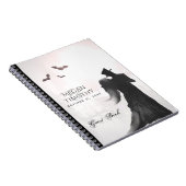 Halloween Lovers Silhouette Matching Guest Book Notitieboek (Rechterzijde)