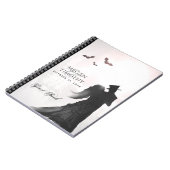Halloween Lovers Silhouette Matching Guest Book Notitieboek (Linkerzijde)