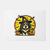 Halloween Lowchen hond Deurmat (Voorkant)