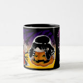 Halloween Lucy Tweekleurige Koffiemok (Center)