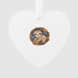 Halloween, Luiaard, 31 oktober, Thanksgiving Klas Ornament