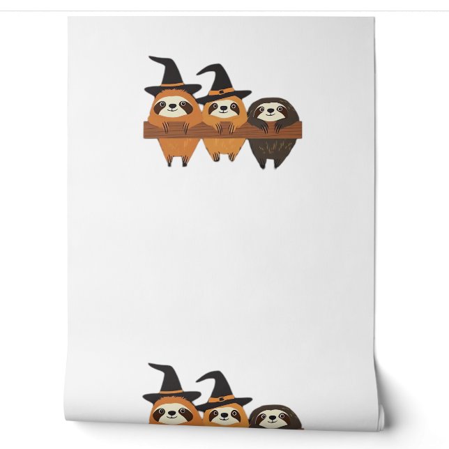 Halloween Luiaard Essential T-shirt Behang (Afrollen)