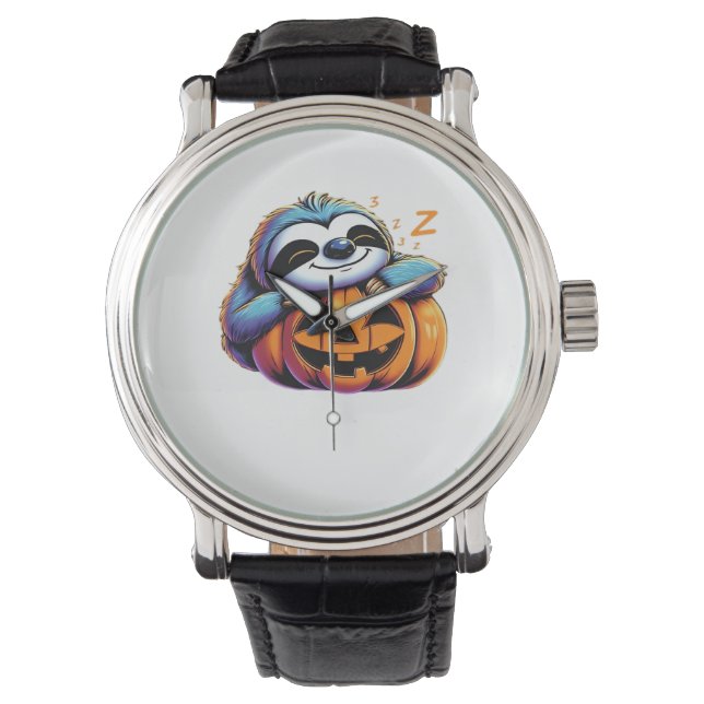 Halloween Luiaard Lover Kostuum Essential T-Shirt Horloge (Voorkant)