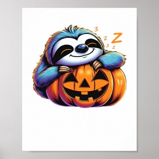 Halloween Luiaard Lover Kostuum Essential T-Shirt Poster (Voorkant)